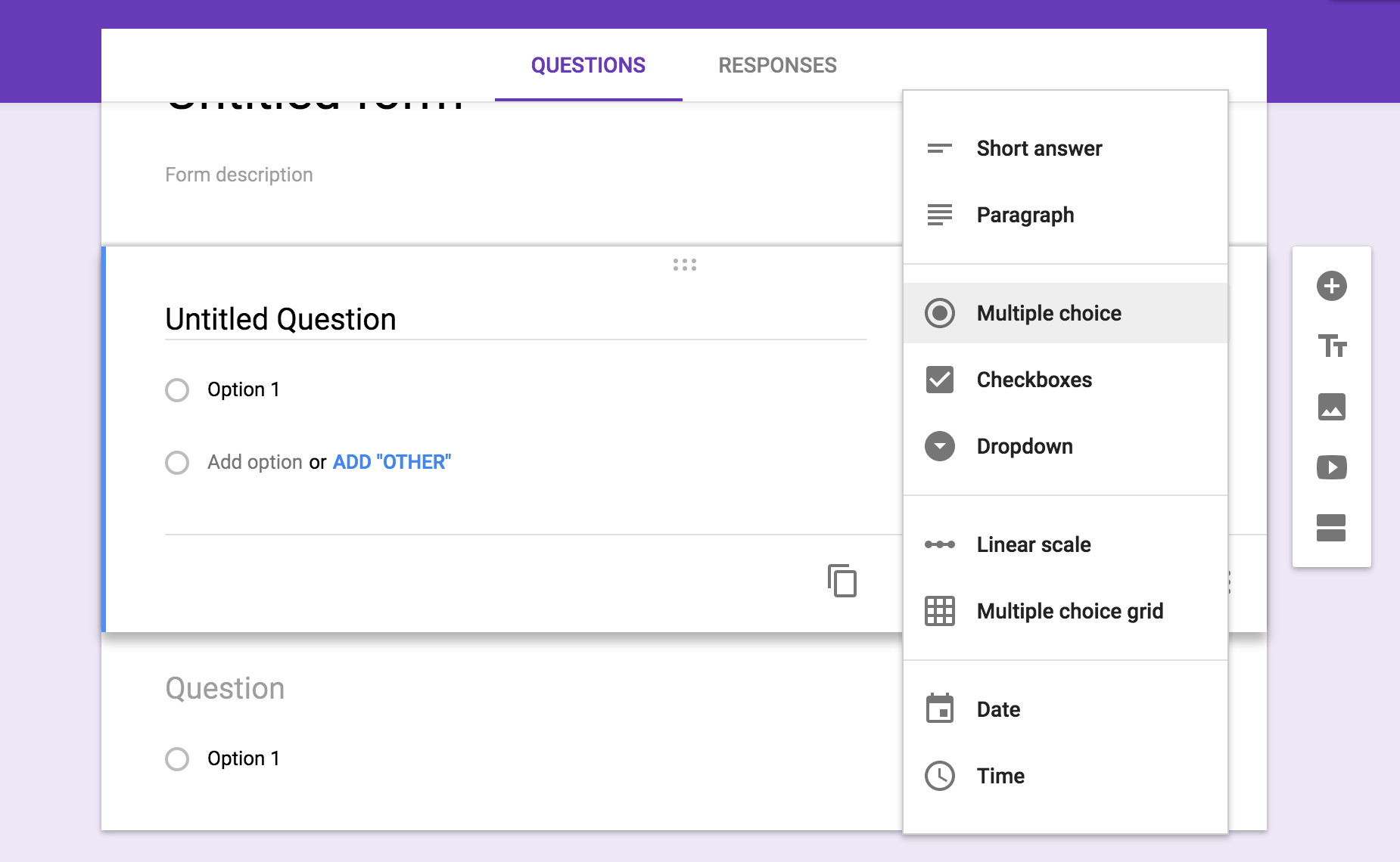 Using Google Forms for a Patient Survey
